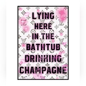 Designer inspired 11"x17" Framed Wall Art